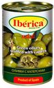Оливки зеленые Iberica с каперсами, 300 г