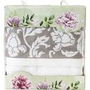 Полотенце махровое Акация-2 цвет белый, в коробке, 50х100см