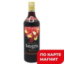 Вино фруктовое САНГРИЯ Классическая красное полусладкое, 1л