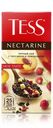 Чай черный Tess Nectarine с персиком и земляникой 25пак