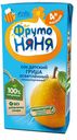 Сок детский грушевый осветлённый, ФрутоНяня, 200 мл