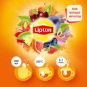 Чай Lipton Tropical Fruit чёрный с ананасом и грейпфрутом в пирамидках, 20х1.8г