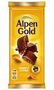 Шоколад молочный Alpen Gold Арахис и кукурузные хлопья, 80 г