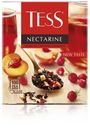 Чай черный Tess Nectarine с персиком и земляникой 100пак