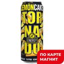 TORNADO lemoncake Напит энер б/а газ 0,45л ж/б (Росинка):12