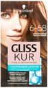 Краска для волос Gliss Kur Уход и увлажнение шоколадный каштановый тон 6-68