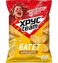 Сухарики багет ХрусTeam Сырное ассорти, 60г