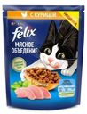 Корм для кошек Felix Мясное объедение с курицей 200г