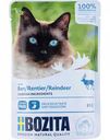 Корм для кошек кусочки в соусе Bozita с оленем, 85 г