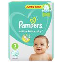 Подгузники PAMPERS®, Миди Джамбо (4-9 кг), 82 шт. 