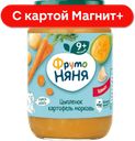 ФРУТОНЯНЯ Пюре карт/морк/цып190г ст/бан (Амеко-Калинингр):6