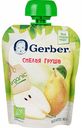 Пюре Gerber Organic Спелая груша с 4 месяцев, 90 г