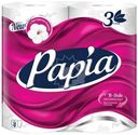 Туалетная бумага Papia белая 3 слоя, 4шт