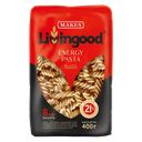 LIVINGOOD Мак изд Energy pasta Fusilli 400г п/уп(Макфа):12