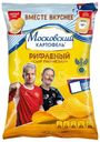Чипсы Московский картофель хрустящий со вкусом сыра пармезан 45г + Соус Heinz сырный 25мл