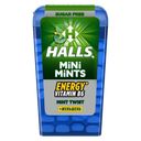 Конфеты HALLS Mini Mints, мята-женьшень, 12,5г