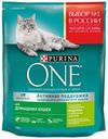 Сухой корм для домашних кошек Purina ONE индейка и цельные злаки, 750 г