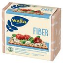 Хлебцы ржаные цельнозерновые Wasa Fiber с пшеничными отрубями, кунжутом и овсяными хлопьями, 230 г