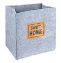 Корзина фетровая, Home Time, 30х30х20 см, в ассортименте