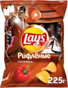 Чипсы картофельные LAY'S Рифленые Паприка, 225г