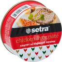 Паштет Setra из куриной печени без консервантов, 100г