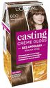 Краска-уход для волос L'Oreal Paris стойкая Casting Creme Gloss без аммиака 600 Темно-русый 180 мл