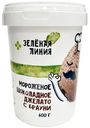Мороженое Шоколадное Джелато с Брауни молочное 4.5% Зелёная Линия, 600г