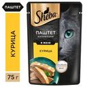 Корм влажный Sheba для кошек с курицей, 75г