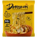 Лапша Домшим быстрого приготовления с куриным бульоном 90г
