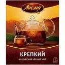 Чай черный Лисма байховый индийский крепкий в пакетиках 100х2г