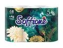 Туалетная бумага "Imperial", Soffione, 5 слоев, 6 рулонов