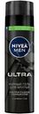 Гель для бритья Nivea Men Ultra чёрный с активным углём, 200мл