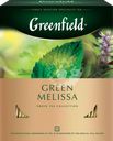 Чай зеленый GREENFIELD Green Melissa, 100пак