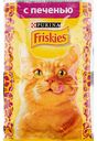 Корм для взрослых кошек Friskies с печенью, 85 г