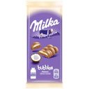 Шоколад MILKA БАБЛС, Пористый, кокос, 97г