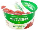 Продукт творожно-йогуртовый Активиа малина 3,5% БЗМЖ 135 г