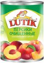 Персики очищенные Lutik половинки в сиропе, 425 мл