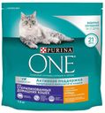Сухой корм для стерилизованных кошек и кастрированных котов Purina ONE курица, 1,5 кг