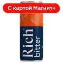 RICH Напиток б/а сил/газ Мандарин 0,33л ж/б (Мултон-Парт):12