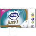 Туалетная бумага ZEWA JUST1 4 слоя 8 рулонов