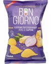 Чипсы картофельные Bon Giorno карамелизированный лук с сыром, 90 г