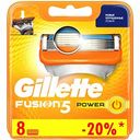 Сменные кассеты для бритвы Gillette Fusion Power, 8 шт.