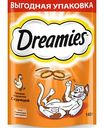 Лакомство для взрослых кошек Dreamies c курицей, 140 г