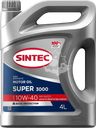 Масло моторное SINTEC Super 3000 10W-40 SG/CD, полусинтетическое, 4л