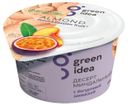 Десерт миндальный Green Idea с йогуртовой закваской и соком персика и маракуйи, 140 г