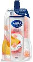 Крем-гель для душа Aura Персик и Аргана, 480мл