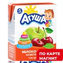 АГУША Сок яблоко вишня 200мл т/пак(ВБД):18