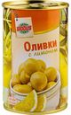 Оливки Глобус с лимоном, 300 г