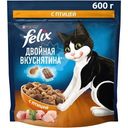 Сухой корм для кошек Felix Двойная Вкуснятина с птицей, 600г