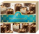Конфеты шоколадные Комильфо с двухслойной начинкой миндаль и крем-карамель 232 г
